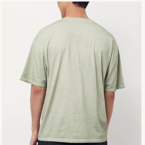 NWOT SATURDAYS NYC Peace Men's Pocket‎  Blue Green T-Shirt (M) - Picture 3 of 14